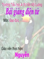 Quan tam, cham soc ong ba, cha me, anh chi em (Tiet 1)