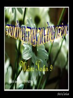 hệ thức lượng trong tam giác vuông(t1)