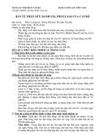 Bản tự nhận xét phân loại cán bộ