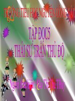 TD5 . Thái sư Trần Thủ Độ