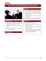 Bài 5: Giao tiếp trong Quản trị kinh doanhBÀI 5: GIAO TIẾP TRONG QUẢN TRỊ KINH pdf