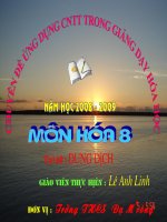 Bai giảng : Dung Dich