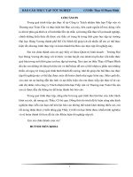 BÁO cáo THỰC tập về THỰC TRẠNG  HOẠT ĐỘNG của  các bộ  PHẬN TIẾP vận  tại CÔNG TY TRÁCH NHIỆM hữu hạn TIẾP vận và THƯƠNG mại TOÀN cầu