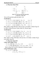 [Điện Tử] Hệ Thống Đếm Cơ Số, Đại Số Boole phần 4 ppt