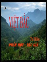 Bài Việt Bắc phần Tác giả