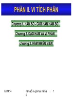 ĐH - Vi tích Phân