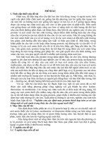 Tóm tắt luận án tiến sĩ nông nghiệp nghiên cứu xác định mức protein thích hợp trên cơ sở cân bằng một số axit amin trong thức ăn cho lợn ngoại nuôi thịt