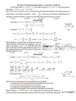 giải ðề thi tuyển sinh  đại học khối a, a1 năm 2014