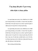 Ứng dụng đột phá về gen trong chữa bệnh và dược phẩm pptx