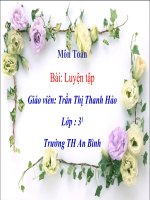 Luyện tập tiết 129 lớp 3