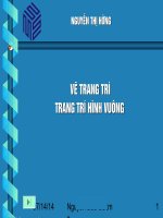 bai 25 trang tri hinh vuong