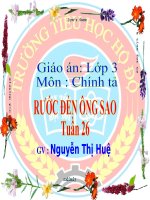 CT lớp 3: Rước đèn ông sao