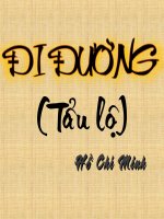 Đi đường-Tẩu lộ