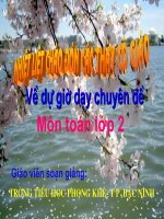 T2(tuần 26) Bài: Tìm số bị chia