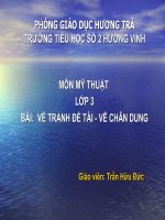 Giới thiệu một số tranh chân dung