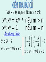 Tiết 15-Chia Đơn Thức Cho Đơn Thức - Hồng Vân