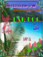 Tập đọc lớp 1. Bài: Tặng cháu