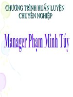 Bài 3: Thiết lập mục tiêu