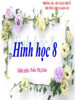 Tiết 35: Luyện tập - Hình học 8
