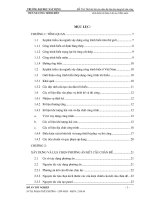 đồ án thiết kế kết cấu chân đế giàn nhẹ