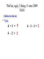 Phep tru trong pham vi 5