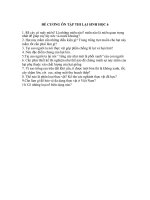 ĐỀ CƯƠNG ÔN TẬP THI LẠI SINH HỌC