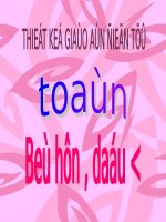 BÀI 10. BÉ HƠN - DẤU