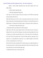 Luận văn ngân hàng thương mại với họa động cho vay tiêu dùng  1