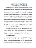 Dành cho ai thích tiếng Anh của người Mỹ