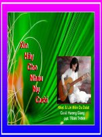 Tặng các thầy cô