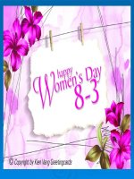Thiệp Chúc mừng ngày quốc tế phụ nữ 8-3