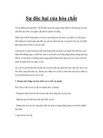 Sự độc hại của hóa chất pdf