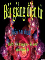 Mĩ thuật: Vẽ đơn giản hoa lá