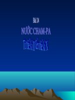 bài 24 nước chămpa