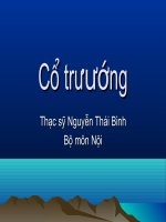 cổ trướng - lâm sàng, chẩn đoán, điều trị - bộ môn nội trường đh y hà nội