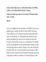 Giá cả linh kiện máy vi tính đầu tháng 12 (Phần cuối): Card màn hình, RAM, ổ cứng pot