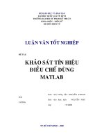 Khảo sát tín hiệu logfile điều chế dùng matlab part1 ppsx