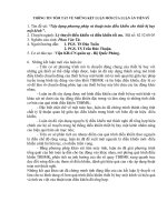 Báo cáo luận văn: Xây dựng phương pháp và thuật toán điều khiển cho thiết bị bay một kênh