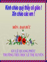 Tich cuc tham gia viec lop viectruong