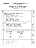 Đề thi HSG Hóa 9 Nghệ An 08-09 (Bảng A)