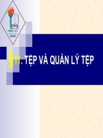 Bài 11. Tệp và quản lý tệp
