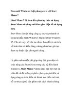 Làm mới Windows thật phong cách với Start Menu 7 potx