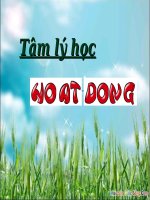 Tâm lý học hoạt động