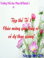 Giáo án thao giảng tổ 3 môn TNXH