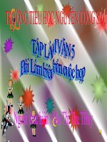 TLV 5. Làm biên bản một vụ việc