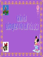 Làm quen chữ cái itc