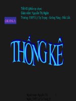 Tiết 43 (phần tự chọn)_Bảng phân bố tần số, tần suất