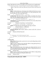 Lập Trình Web dùng ASP (ACTIVE SERVER PAGES ) phần 4 docx