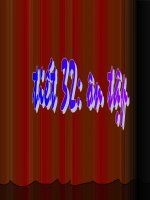 Tiết 32- ôn tập