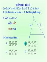 khai niem tam giac dong dang